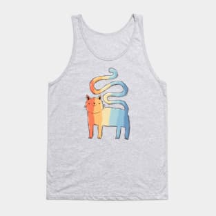 Colorful Cat Tank Top